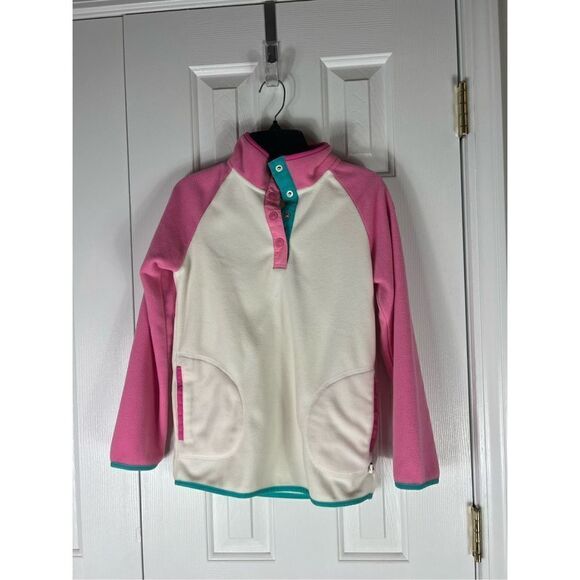 Joules Womens Fleece Colorblock Pullover Size 10y - Picture 1 of 5